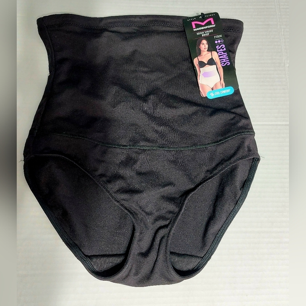 Maidenform Shaping Briefs Firmâ Control High Waist Women's Shapewear Black Med